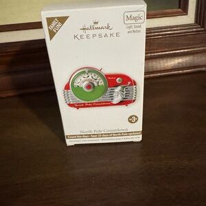 Hallmark North Pole Countdown Ornament Box